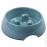 Pet One Melamine Bowl Round Slow Down Feeder 300ml Blue Stone