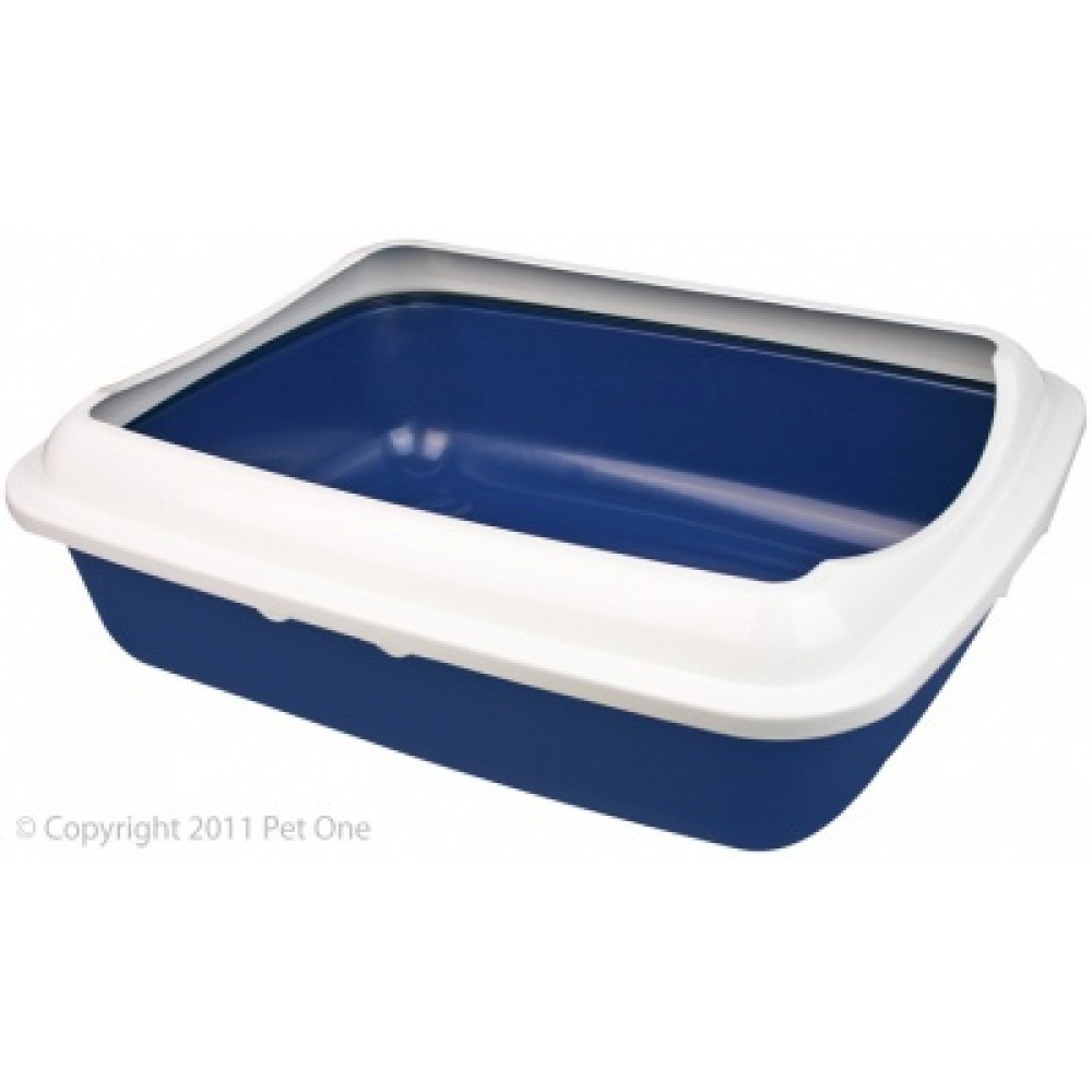 Pet One Cat Litter Tray Large with Lid 50x39x15cm