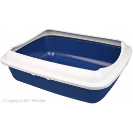 Pet One Cat Litter Tray Large with Lid 50x39x15cm