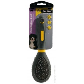 Pet One Combination Bristle & Metal Pin Brush (L)
