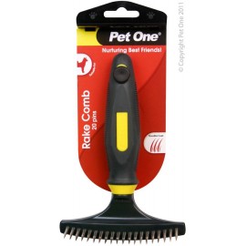 Pet One Rake Comb 20 Pins