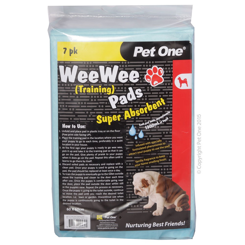 Pet One Wee Wee Training Pads 7pk