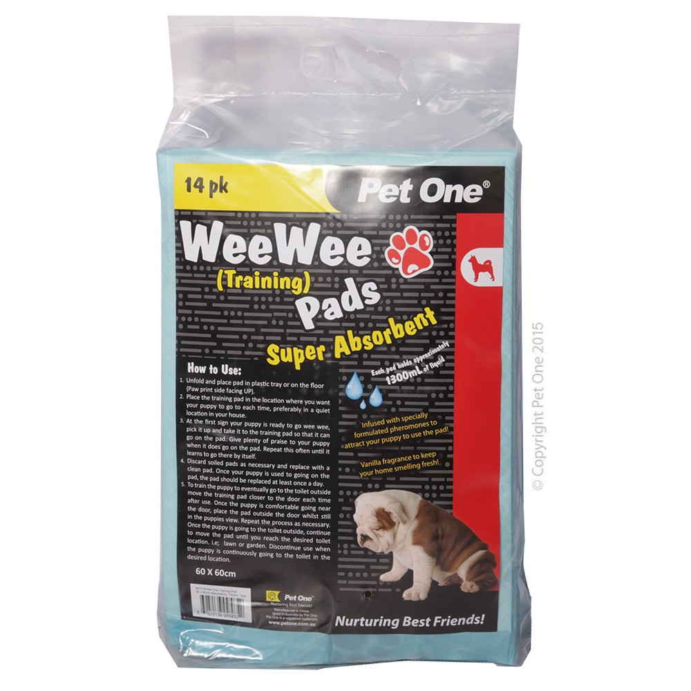 Pet One Wee Wee Training Pads 14pk