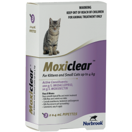 Moxiclear Purple for Kittens and Small Cats - 3 Pack