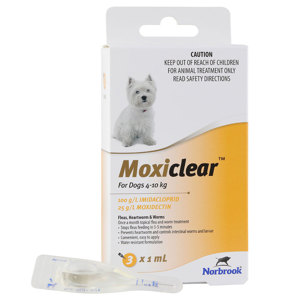 Moxiclear Yellow for Medium Dogs - 3 Pack