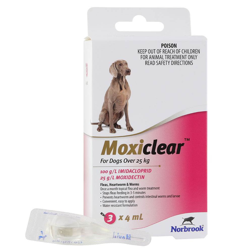 Moxiclear Pink for Extra Large Dogs - 3 Pack