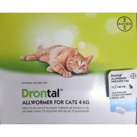 Drontal AllWormer for Cats 2-4kg / 1 Tablet