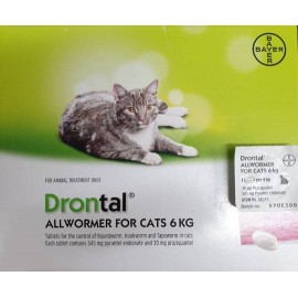Drontal AllWormer for Cats 4-6kg / 1 Tablet